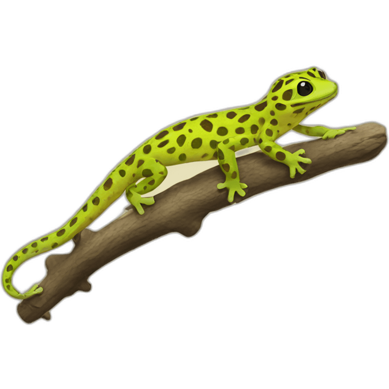 Gecko leopard emoji