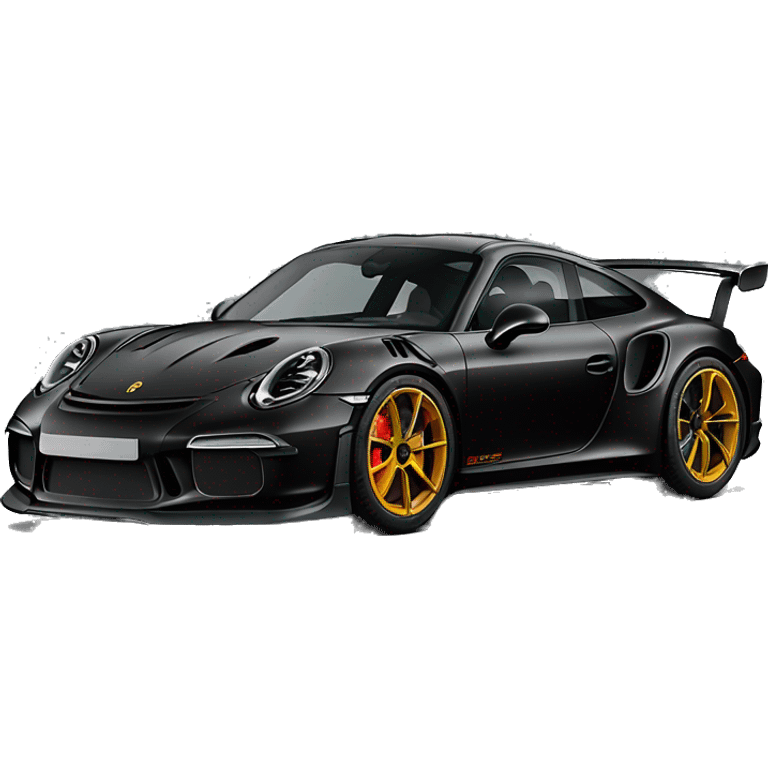 Porsche 911 GT3 RS Noir emoji