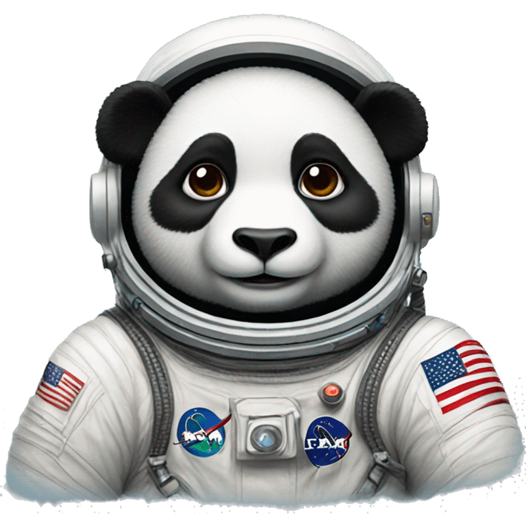 Panda astronaut emoji