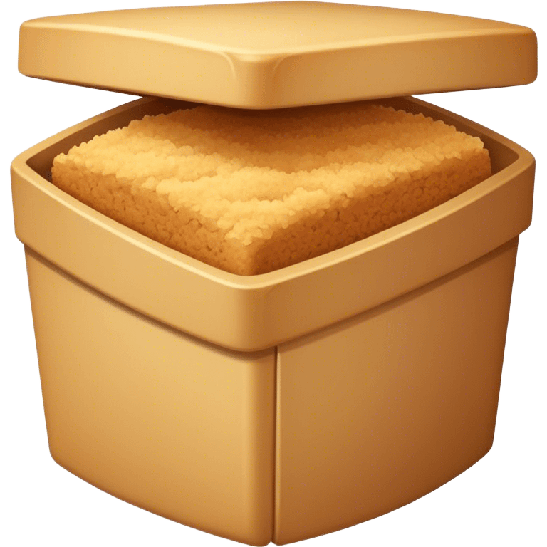 little tall box of breadcrumbs emoji