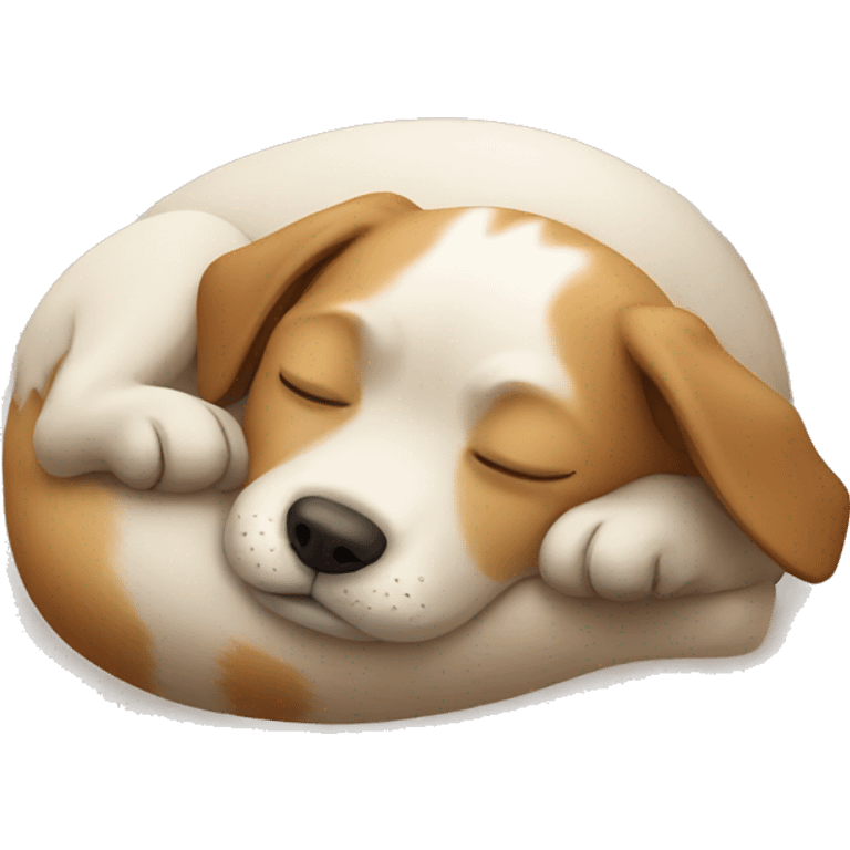 Dog sleeping emoji