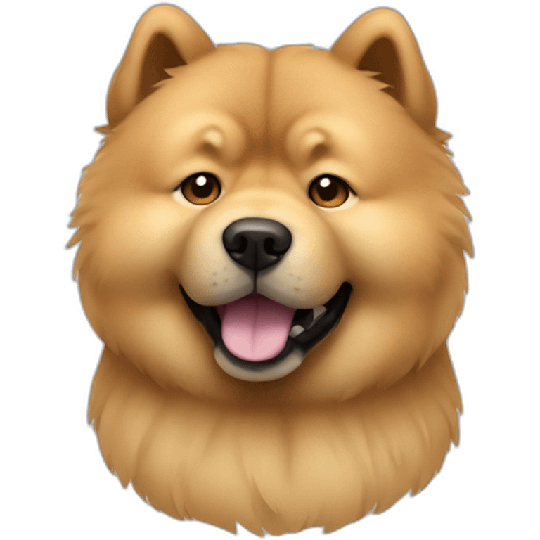 Female chow chow emoji