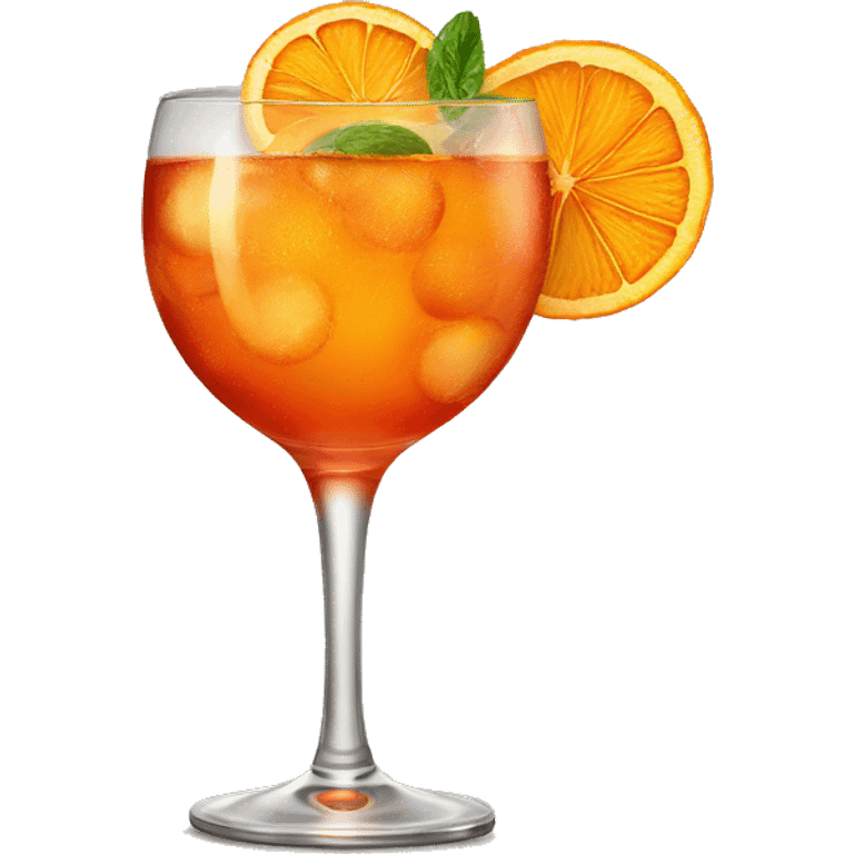 Fat aperrol spritz emoji