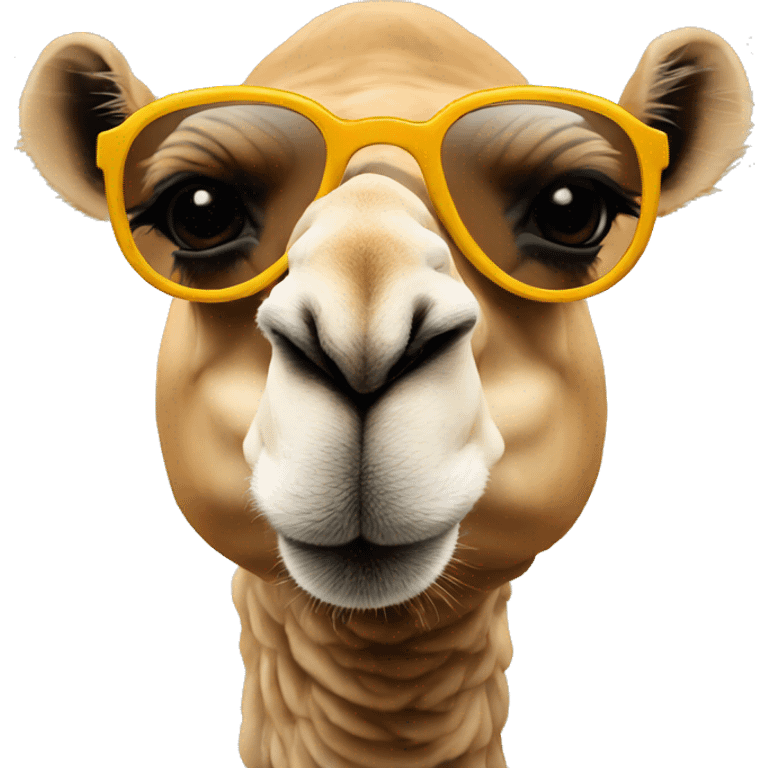 Camel with sunglasses  emoji