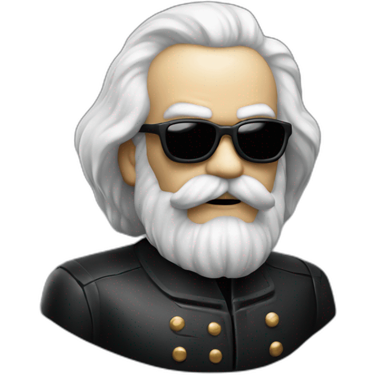 karl marx goes to Harley-Davidson emoji