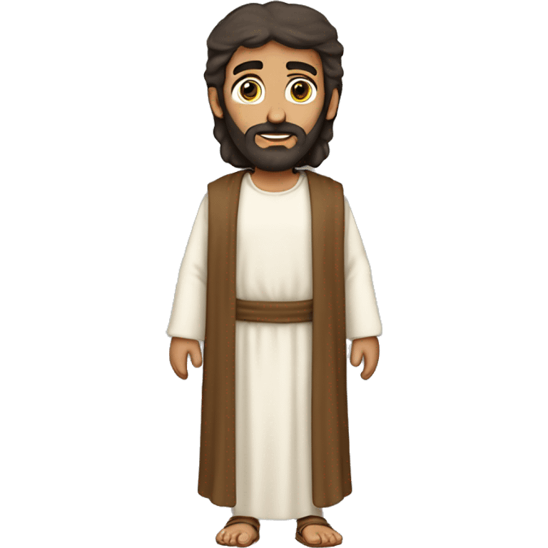 peter, a middle eastern disciple of jesus during biblical times, full body emoji