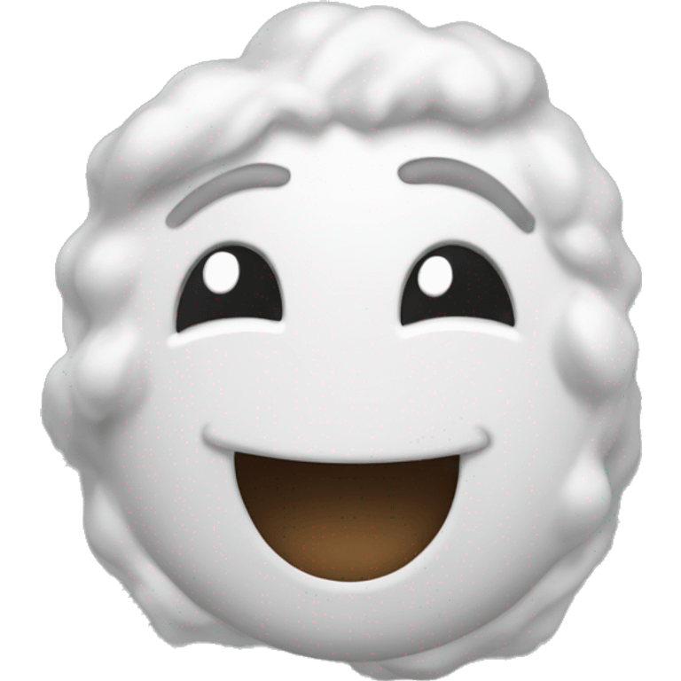 a white sploosh emoji