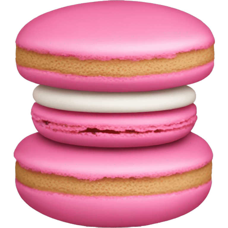 pink macaron emoji