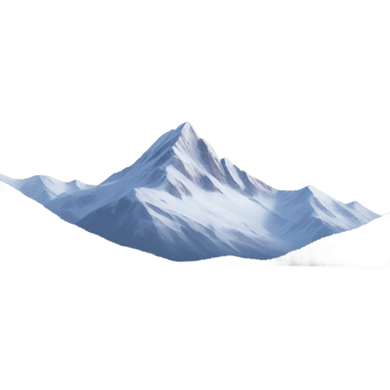 Mountains with snow overlooking lake emoji