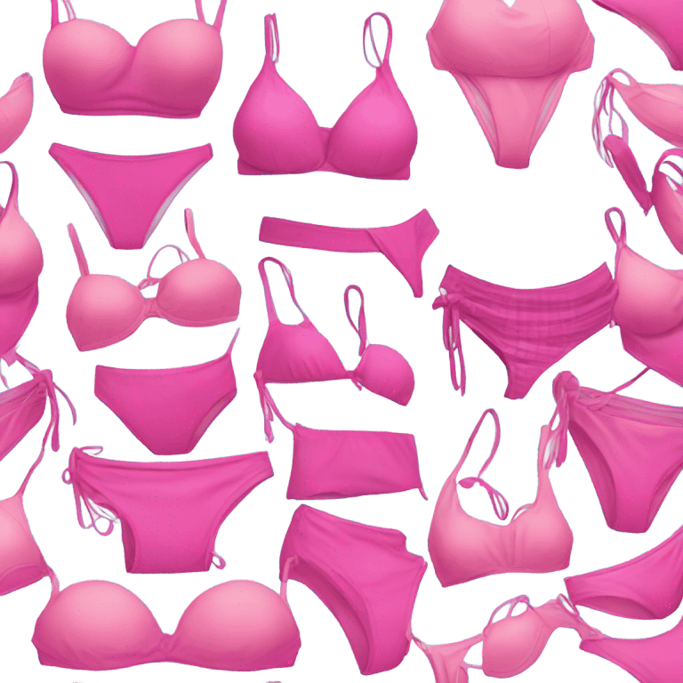 big bikini pink emoji