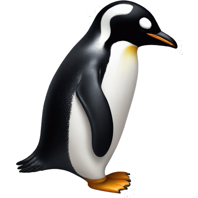 Penguin with a take that album emoji