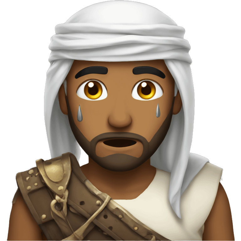 arab warrior cry emoji