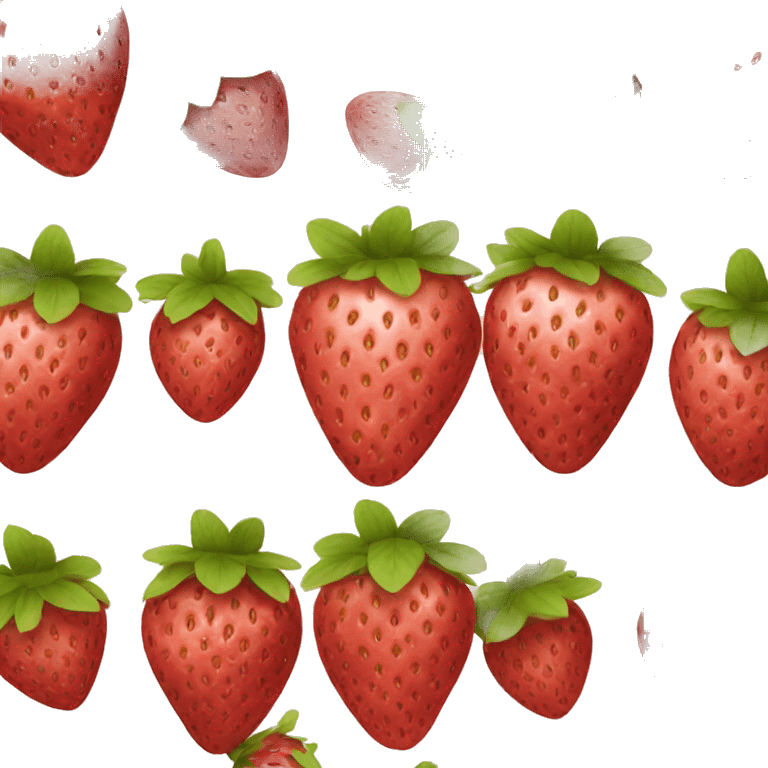 Strawberry matcha emoji