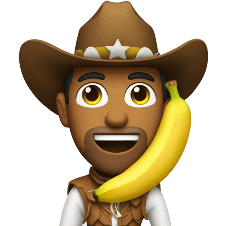 cowboy with banana suit emoji