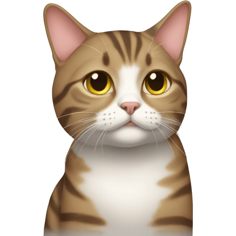 a fat tabby cat emoji