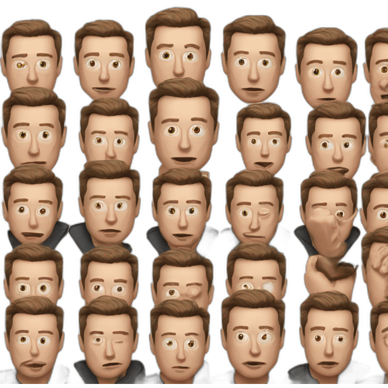 elon musk poopin' emoji