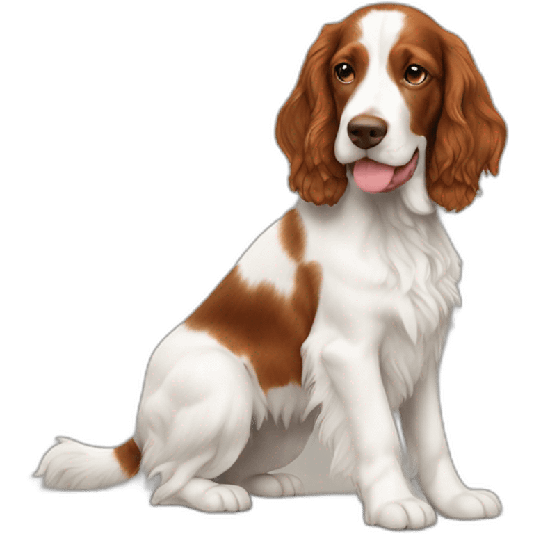 welsh springer spaniel dog cute emoji