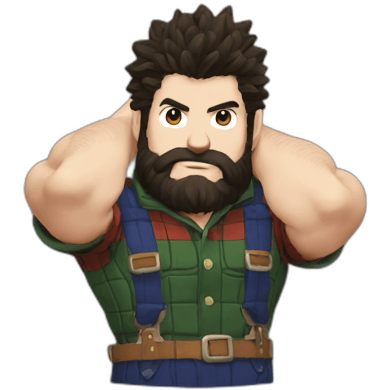 lumberjack in my hero academia emoji