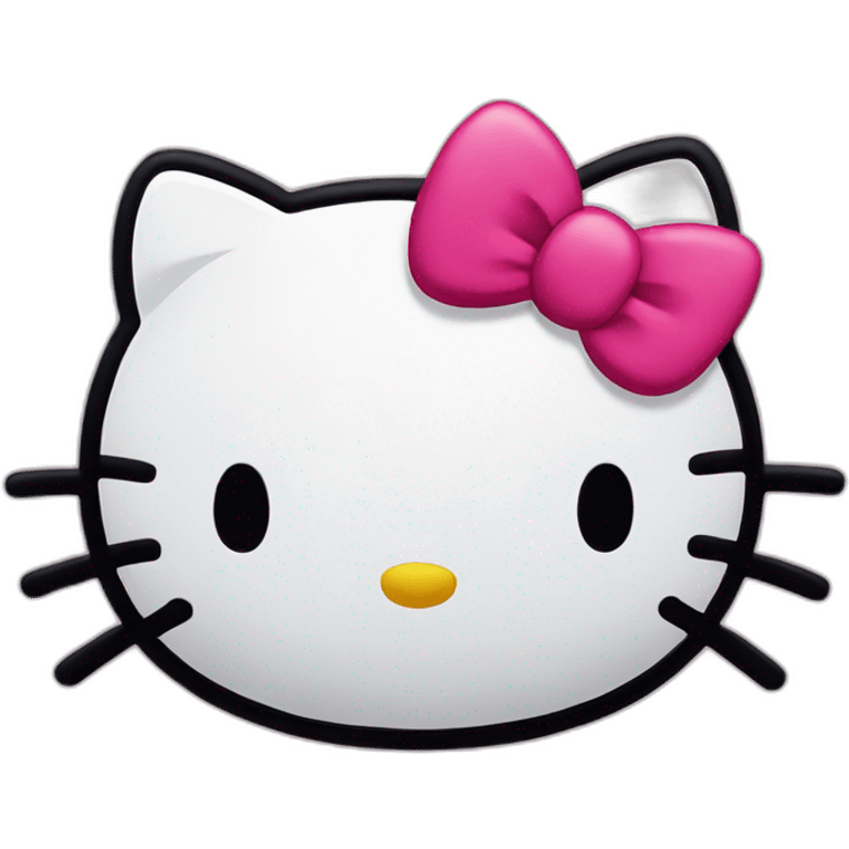 hello kitty head emoji