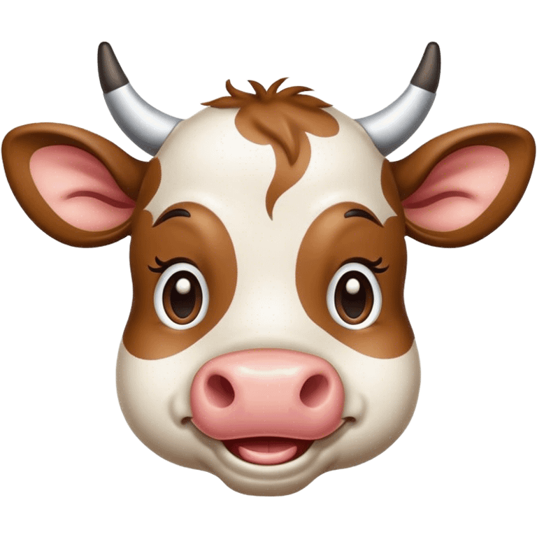 Happy cow emoji