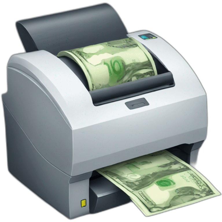 Money printer emoji