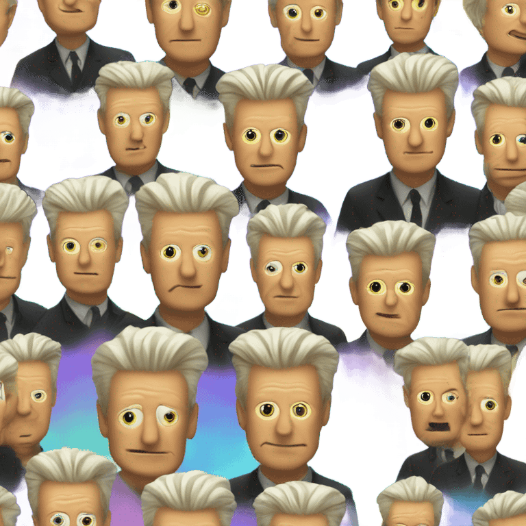 david lynch in rainbow colors emoji