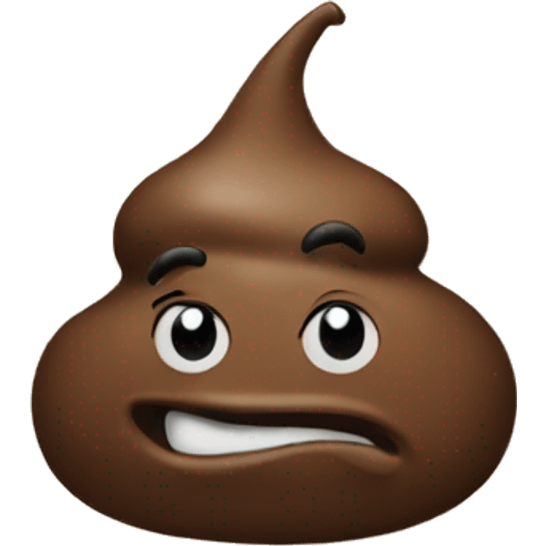 a poop that raps emoji