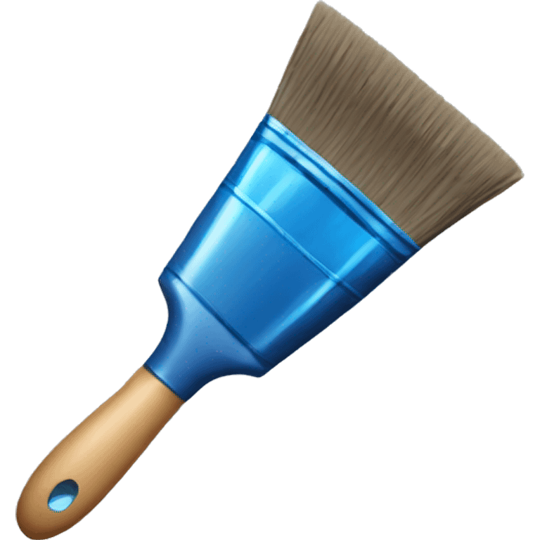 blue paintbrush emoji