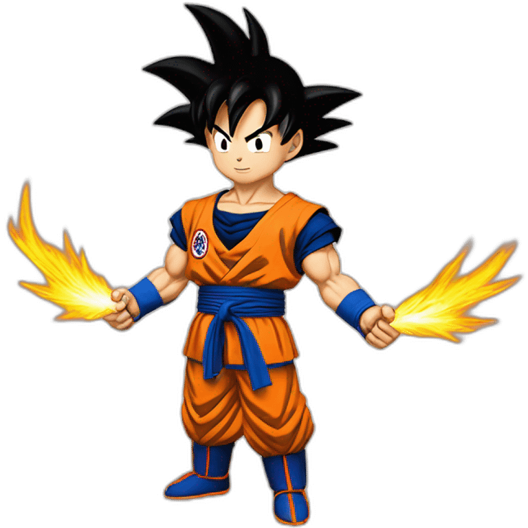 Goku fait un doigt d'honneur emoji