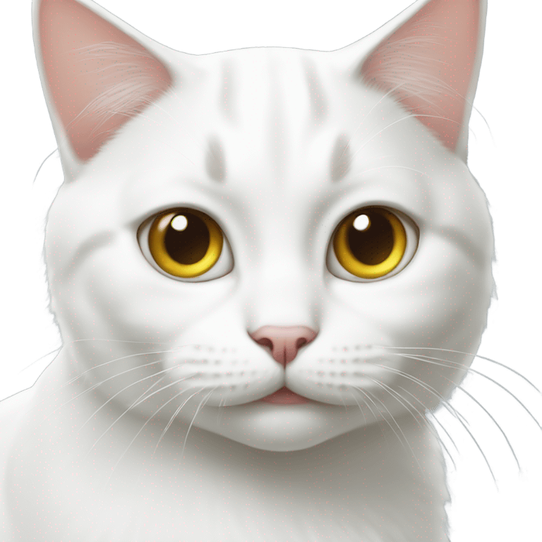 white cat emoji