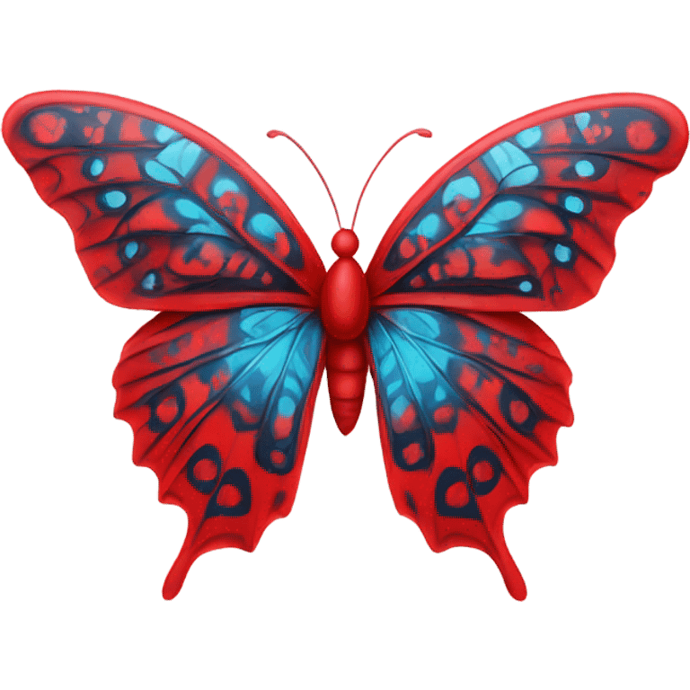 Red butterfly emoji