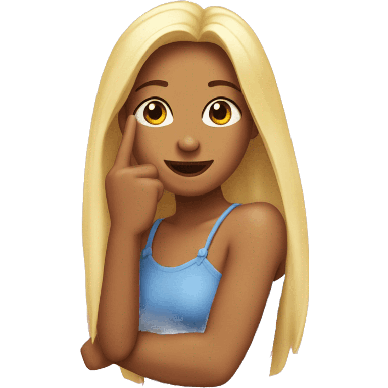 I wish there was a emoji with this emoji😝and the middle finger emoji with long nails on it and the nails can come in all shapes and sizes and different colors too and skin colors as well for the 😝 emoji emoji