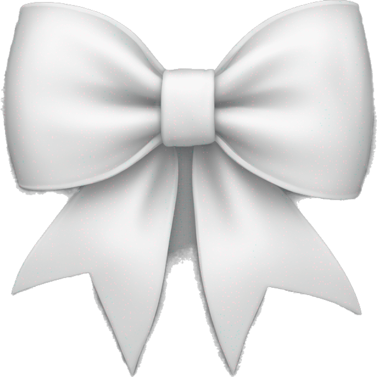 White bow emoji