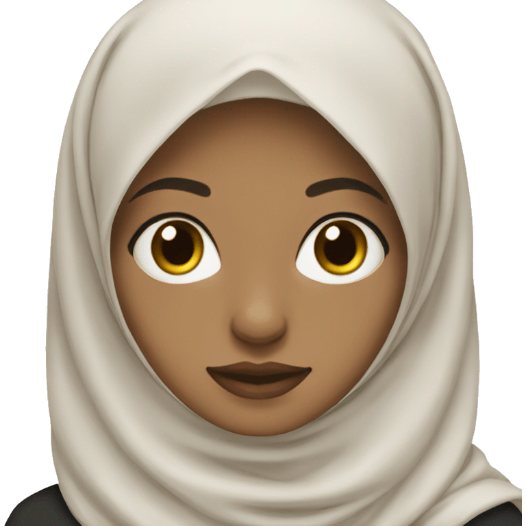 Hijab, pale skin  emoji