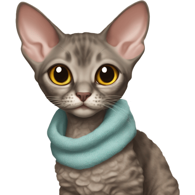 Koritsa is a playful and cuddly Devon Rex with curly fur and big, expressive eyes. She loves laps, cozy blankets, and brightening your day with her gentle purrs. emoji