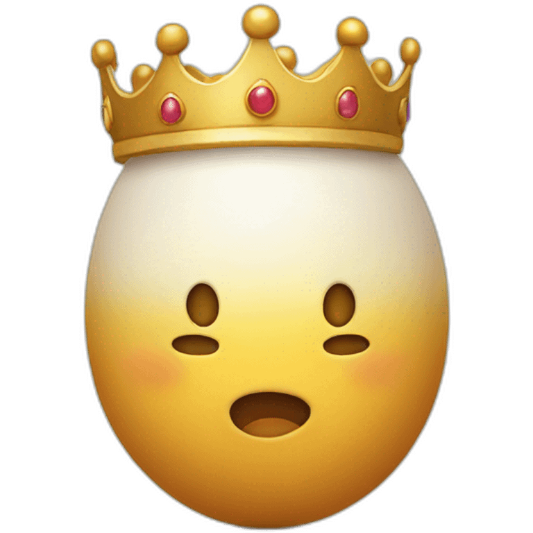 egg with a crown emoji