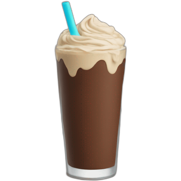 chocolate shake emoji