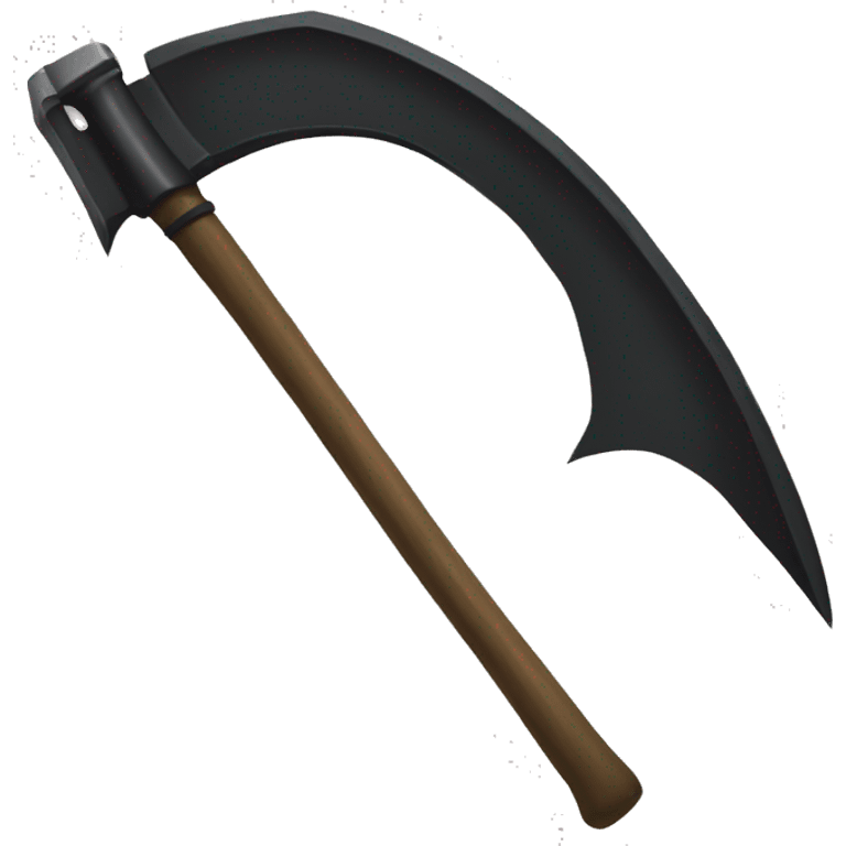 black scythe emoji