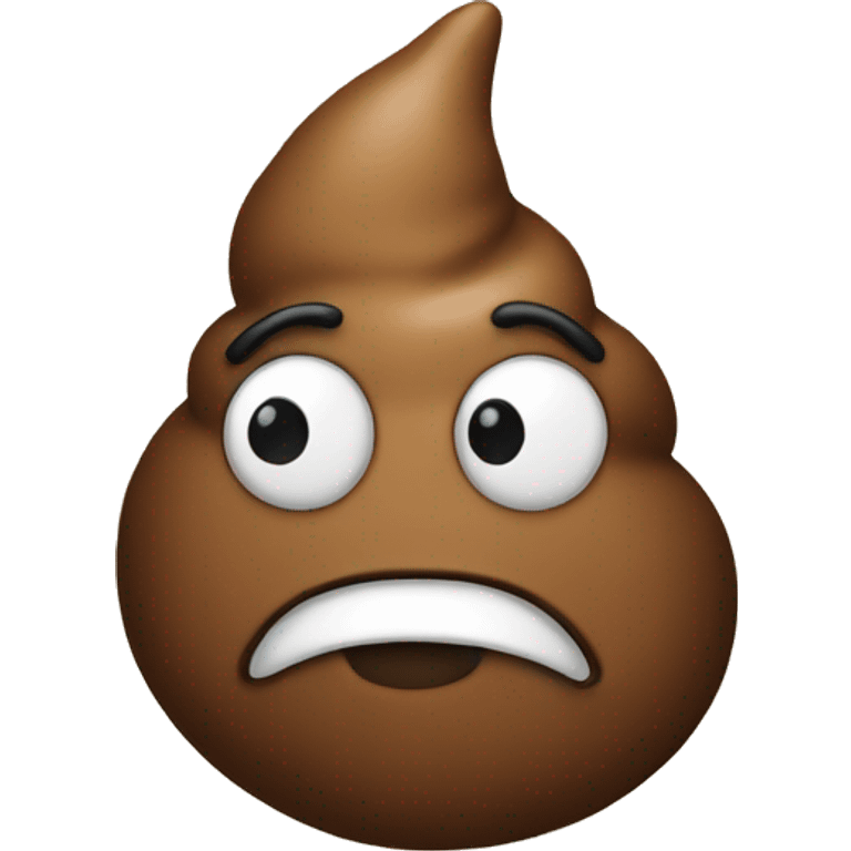 Poop emoji diferent face emoji