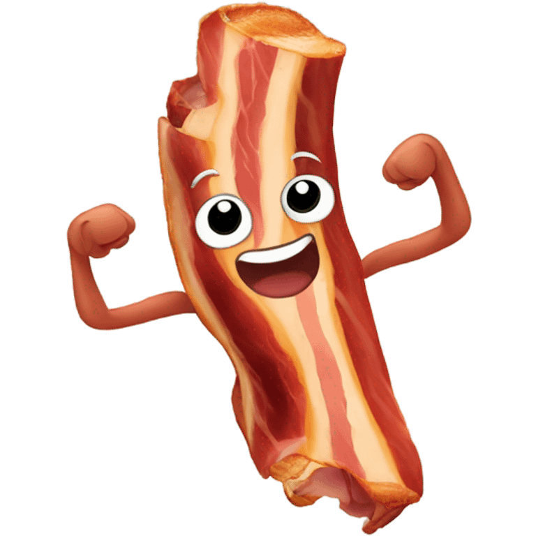 Bacon dancing emoji