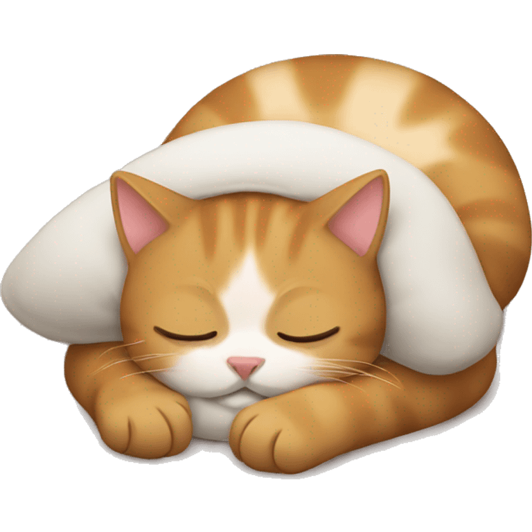 Kitty sleeping  emoji