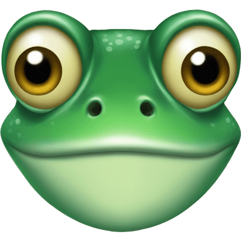 frog frog head emoji