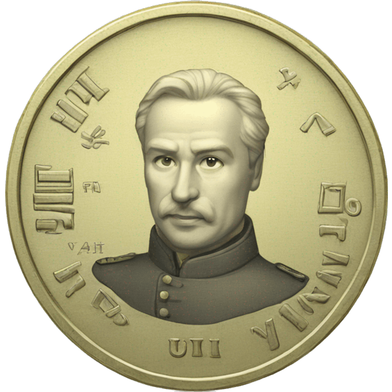 One hryvnia (UAH) emoji