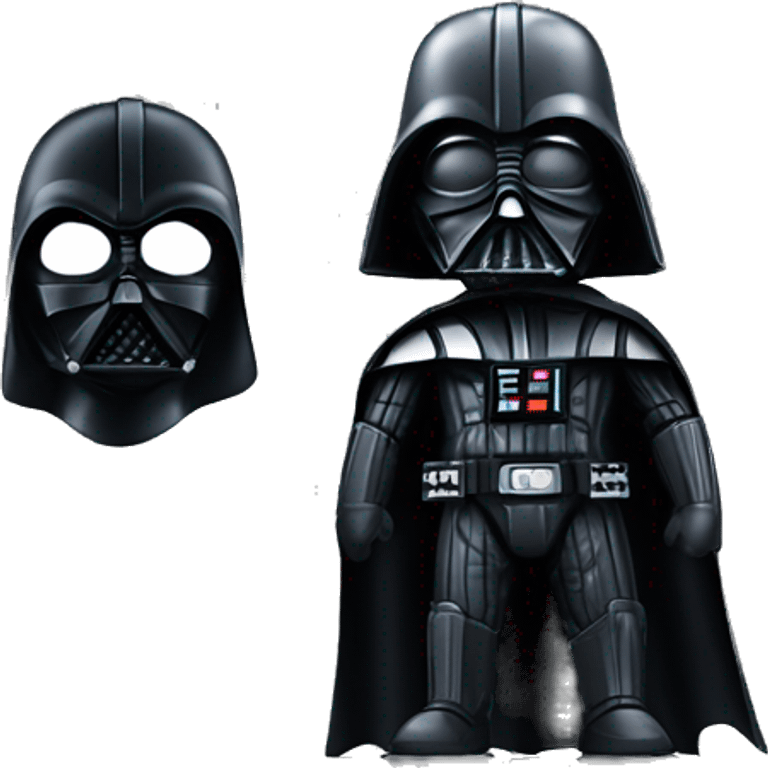 DARTH VADER with Batman emoji