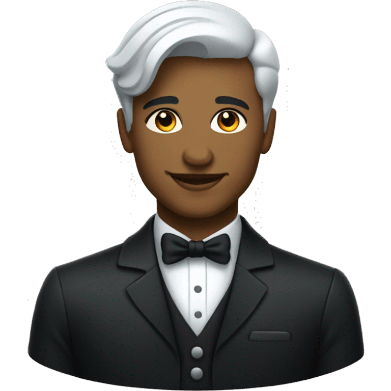 gender neutral abstract butler emoji