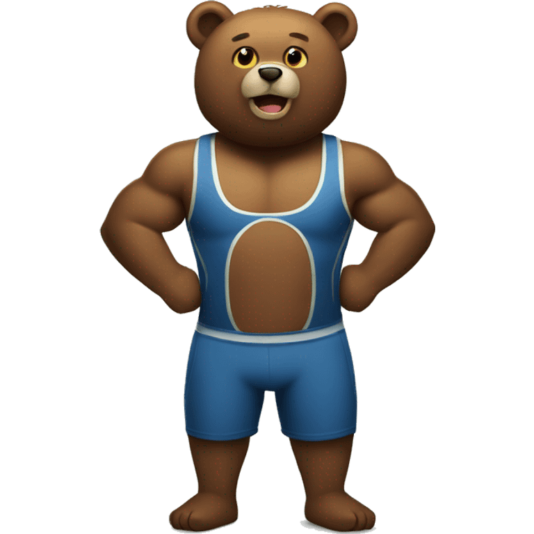 Gym bear emoji