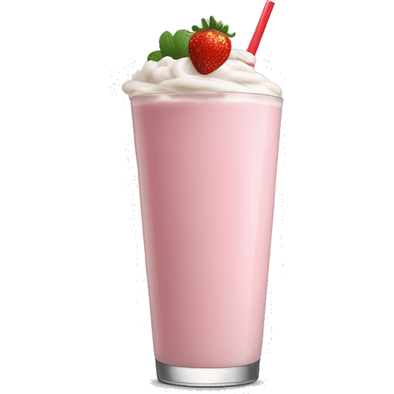 Strawberry milkshake  emoji