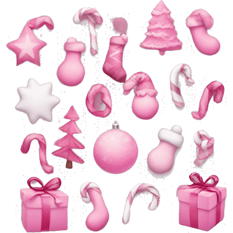 Pink Christmas  emoji