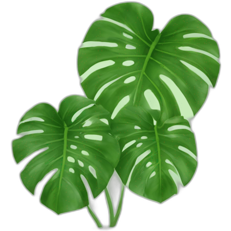 Planté monstera pas contente  emoji