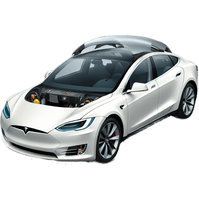 Tesla car emoji